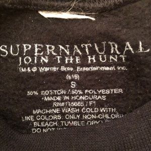 Warner Bros. Shirts - Supernatural ‘Family Business’ Crewneck Pullover Warner Bros. Shirts - Supernatural ‘Family Business’ Crewneck Pullover